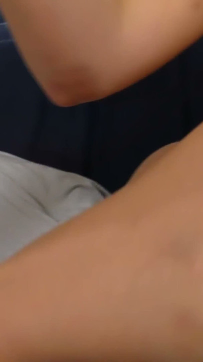 Cheerful Blonde Strips on the Bed - Pink Bra and Close-up Fingering