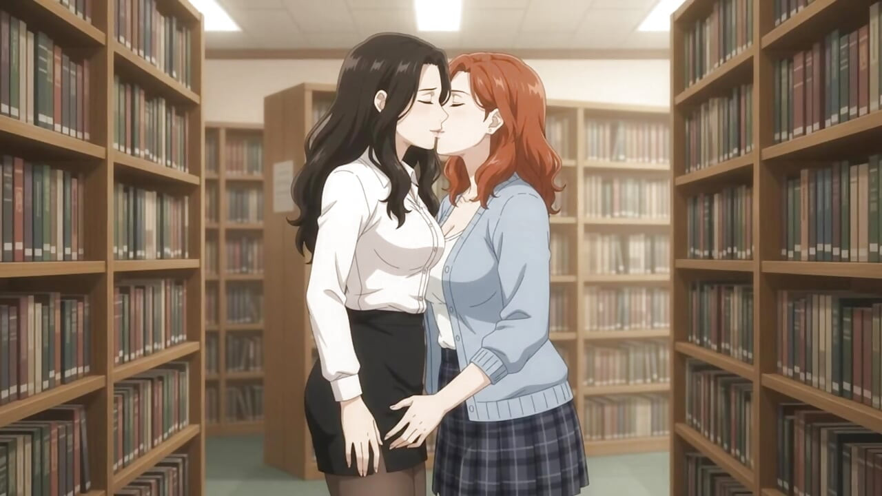 Two lesbian girls studying in liberty turn into intimate situation