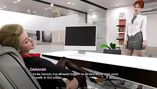 Aşağı taşınma: koca ofisteki masasının altında baskın karısının amını yiyor ep.44