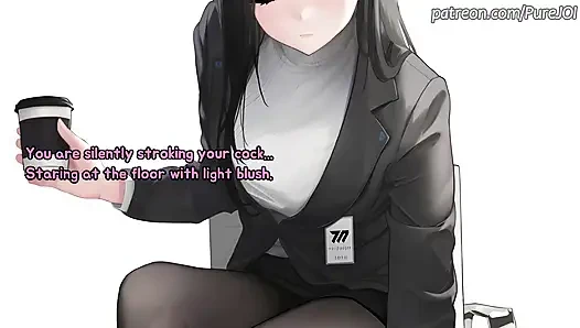 Rio from Blue Archive tests her new innovation on you (Feet and Pantyhose)