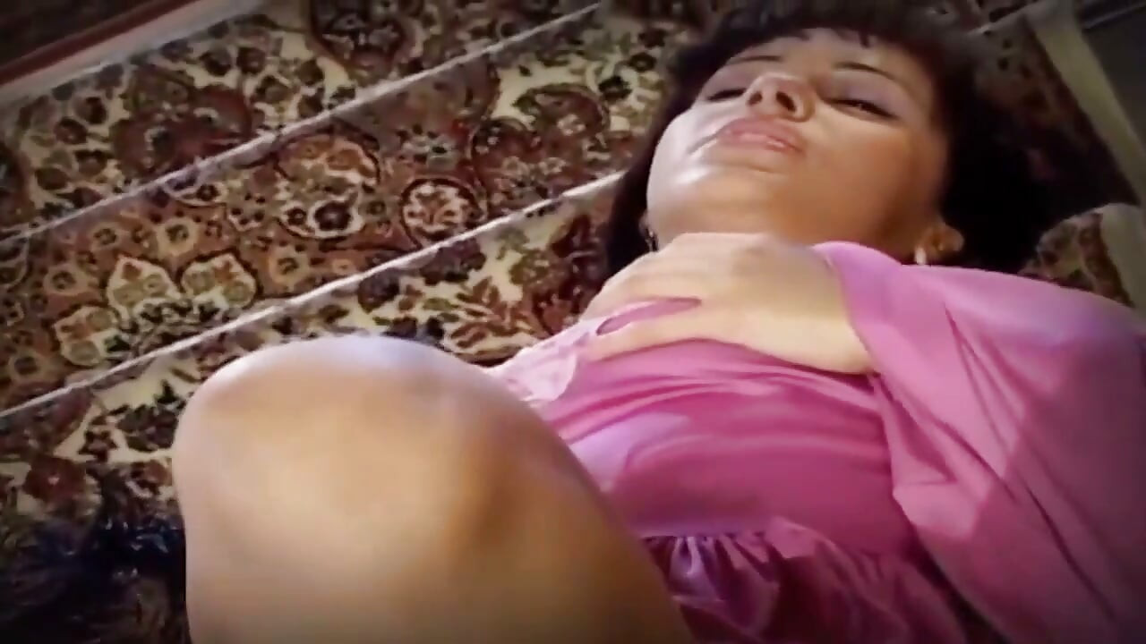 Brunette Babe Stretched Wide in Staircase Hardcore Pounding