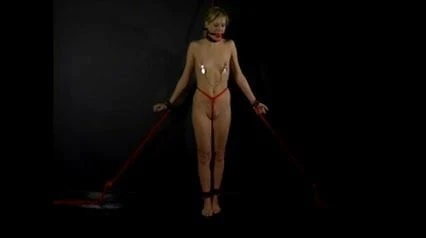 blond slave in bondage 2