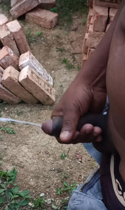 Indian Village boy masterbating