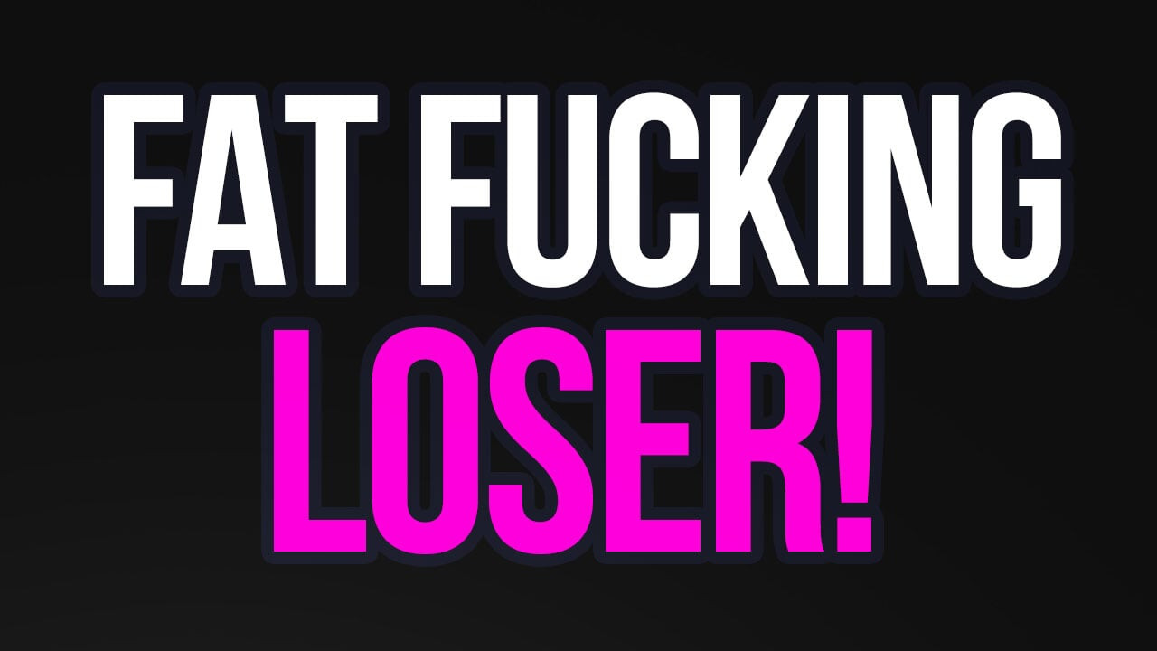 Un gros loser se fait baiser - humiliation verbale