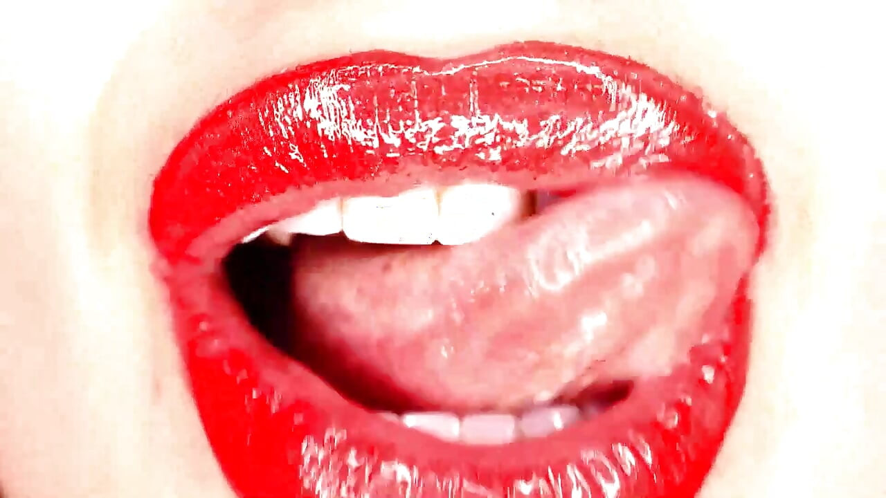 Red lipstick compilation & lip tease! 50$ instead of original price 85$