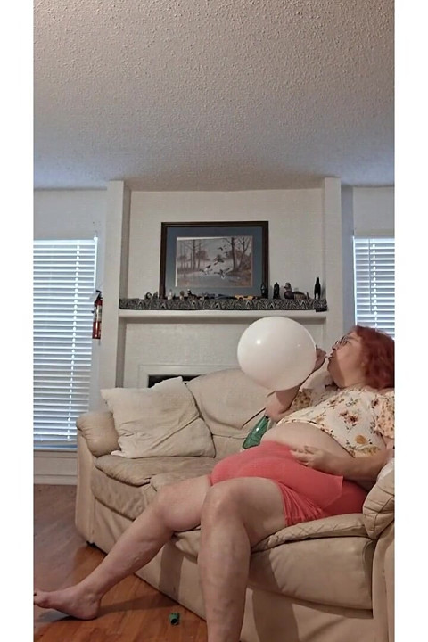 Requested Blow up and Pop Video by Big Beauty Nurse Vicki