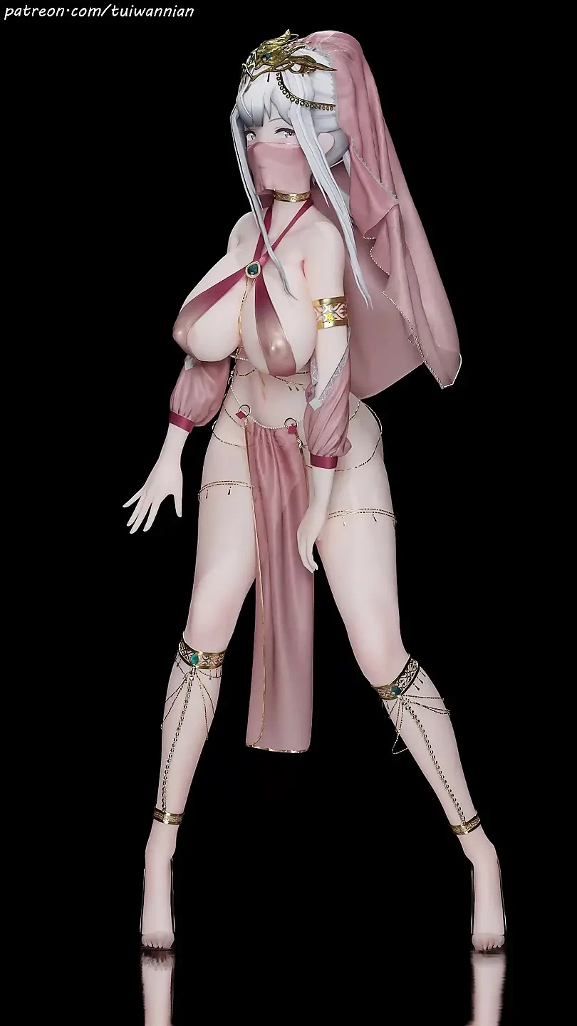 [MMD] Excuse Me古风 肚兜 兔女郎 黑丝 大屁股 韩舞 情趣内衣 淫纹 脱衣舞