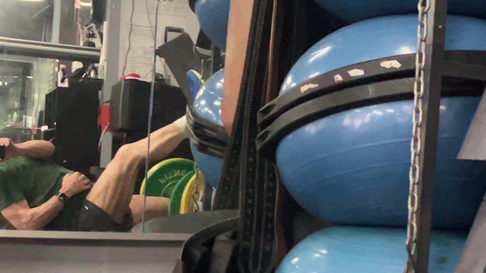 working out, getting ready