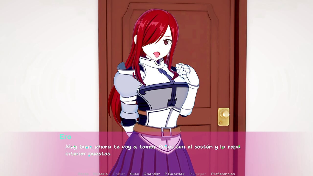 Waifu Saya Mahu Menjadi Bintang Lucah - Melakonkan Lucah dengan Erza yang Cantik