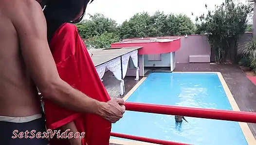 Anny und ihre männer - teil 2-3 - ficken im clubpool mit schwarzem perverser