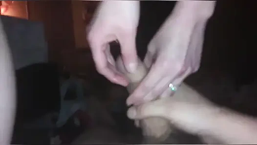 Horny wife gets fucked by husband's best friend