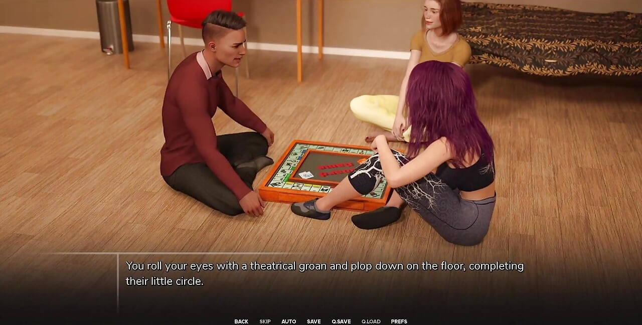 Taboo University - Trans Red Head Wants Me to Give Her a Handjob While Her Roommate Is Listening