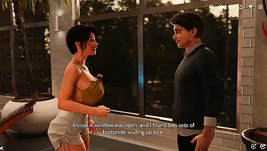 Pembersihan tengah malam bareng alyssia berujung kencan pribadi di pinggir kolam renang (gameplay 3d)