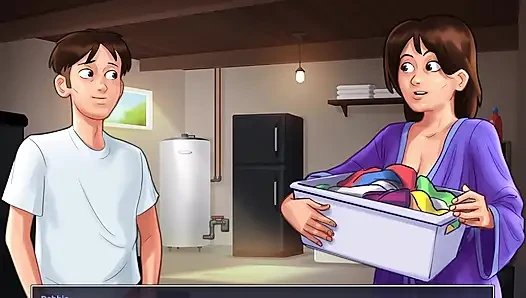 Çamaşır yıkamaya yardım ediyor