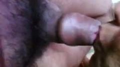 Hot Indian Aunty prepare her Partner's small Cock by BJ