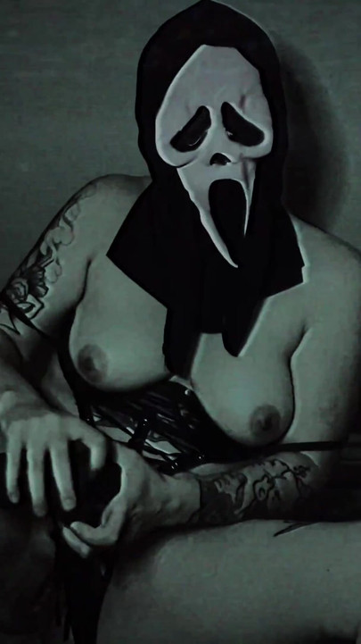 Paranormal Faptivity Ghostface spottet på cam