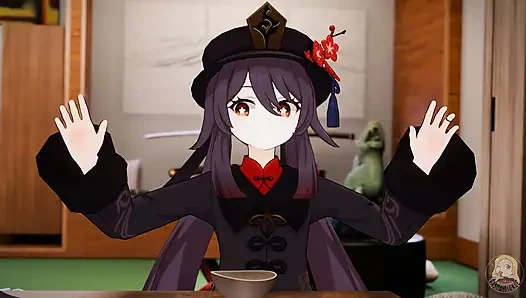 Lumine and Hutao tickling challenge