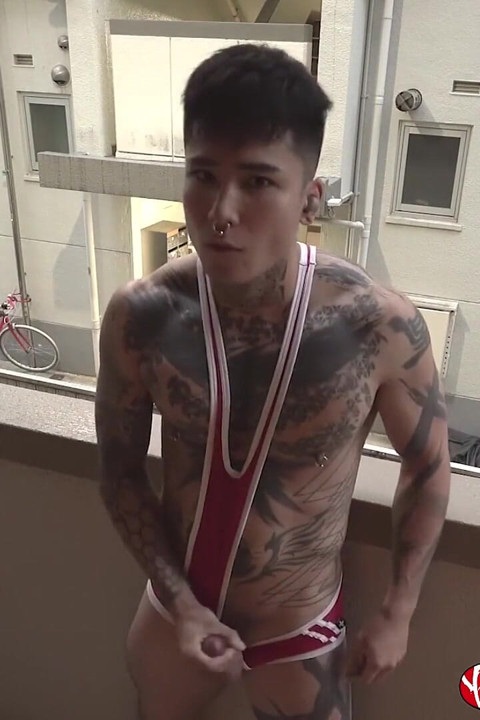 Yoshikawasakixxx - Yoshi Kawasaki Jerks off His Dick in Balcony