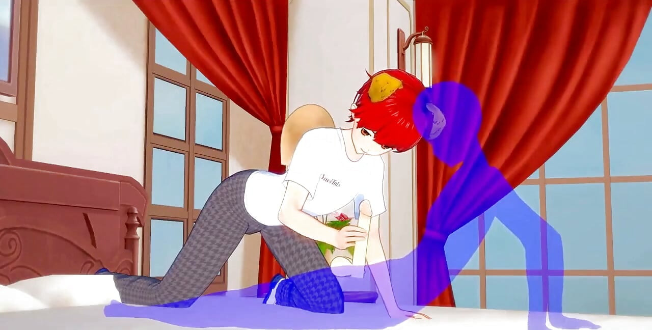 Yaoi Femboy - Shiro Femboy Handjob and Blowjob