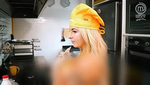 Hot lesbian Latinas cooking - Part 2 - SFW