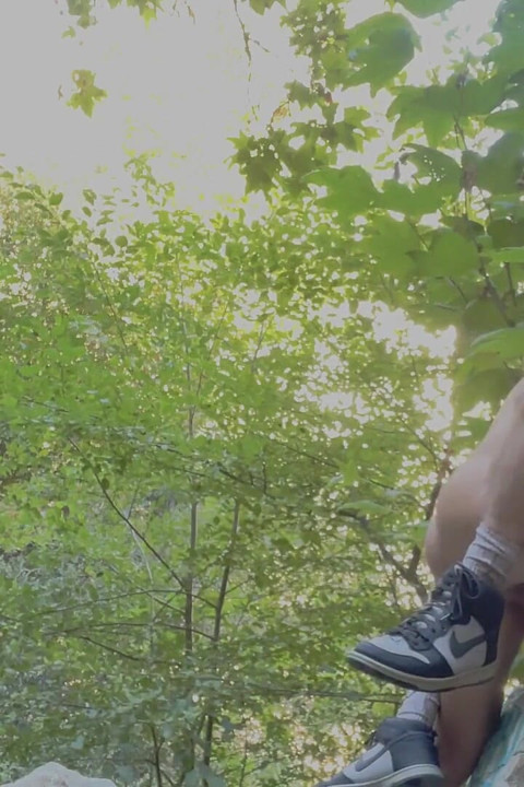 Tatuado Gay Papai Fode Twink Público Caminhadas Em Cachoeira Fodendo Pego Hardcore Anal Grande Ejaculação Sem Cortes