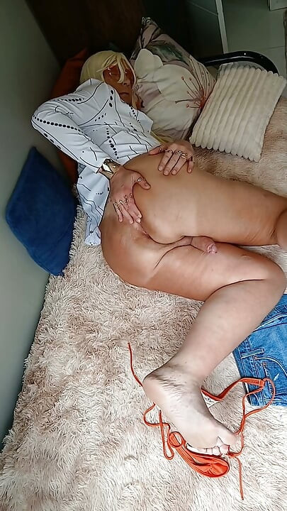 In a Cute New Little Dress Showing off My Pussy, with a Surprise at the End.