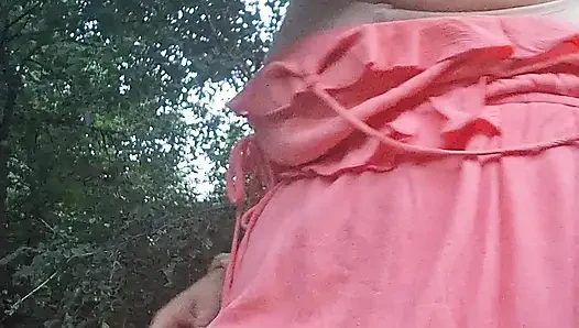 Slut fucked at abandoned skate park by muscular guy with a big cock bwc