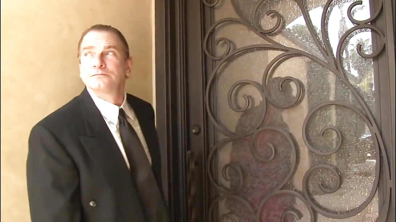 Stunning milf in latex fucked in kitchen