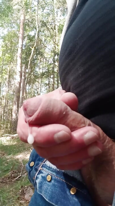 Maybe she saw me masturbating