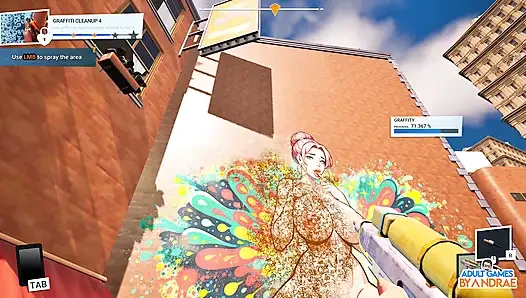 Gameplay simulasi waifu wash ukuran raksasa bagian 2 - tantangan pembersihan terbesar vellory