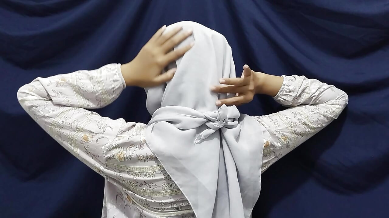Hijab-frauen necken und masturbieren