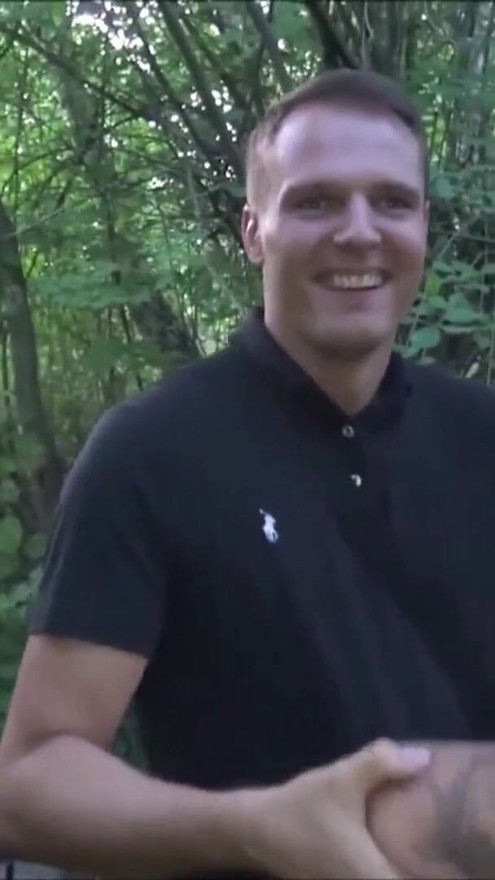 TWO GERMAN FRIENDS Seduce Teen to Fuck Public at Lake | Clip 1