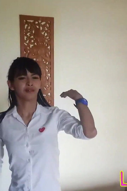 Ladyboystar - Pretty and Skinny Amateur Ladyboy Tastes My Cum After Anal Sex