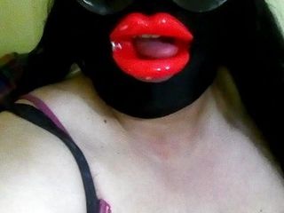 Máscara de escravidão bbw brasil