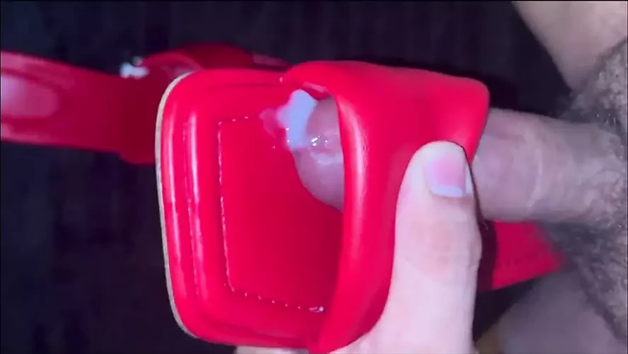Cum on Red Mules