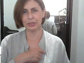 Loco maduro ruso chica masturbarse para mí en webcam 67