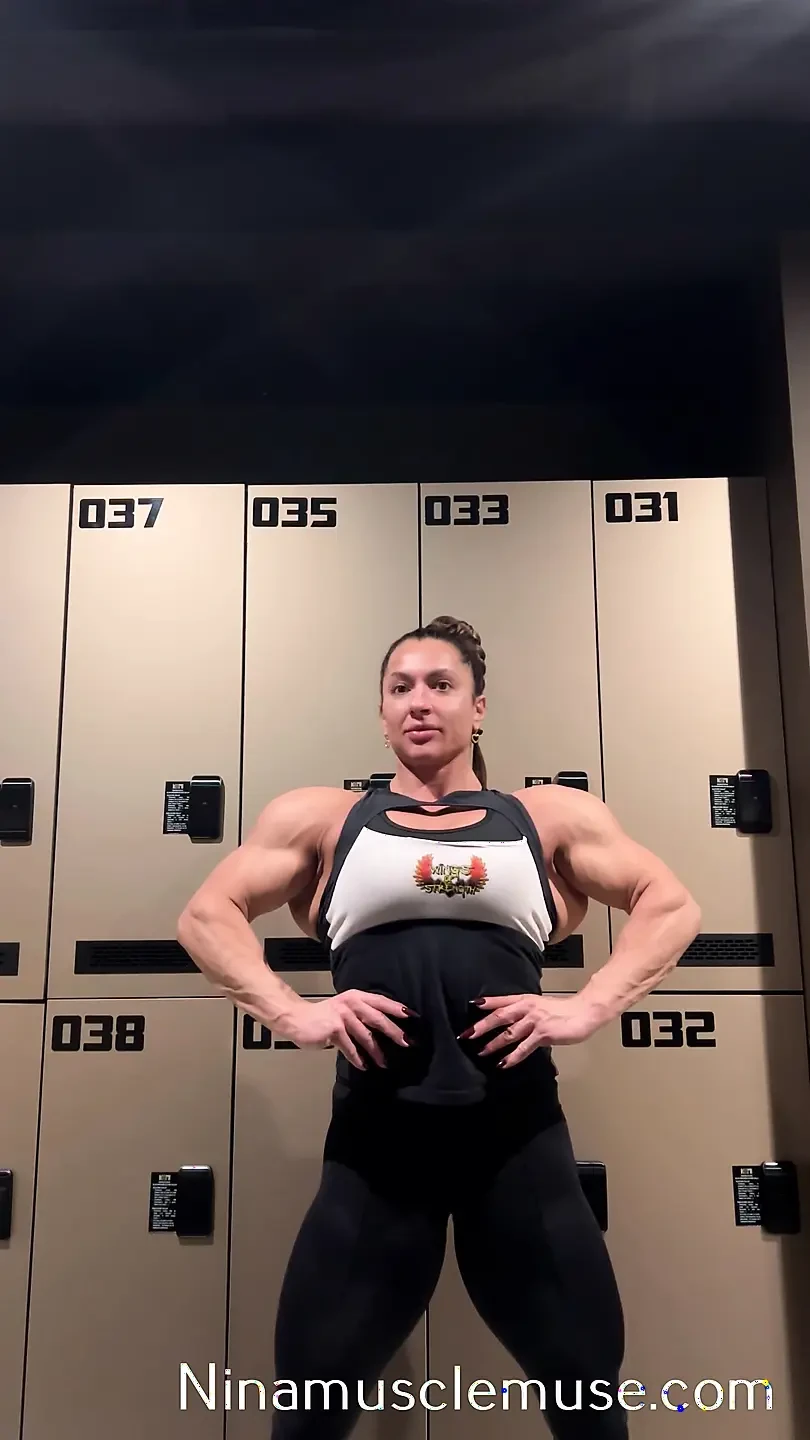 Inseparable bond of thick muscles and soft tits