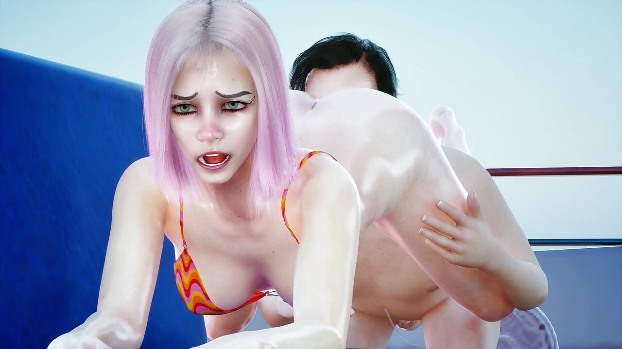 Gorgeous teen sunbathing on the yacht get hard fucked by her boyfriend until she squirts multiple times