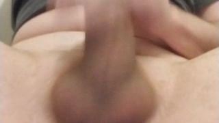 Auto-succion, doigtage et jeu avec du sperme