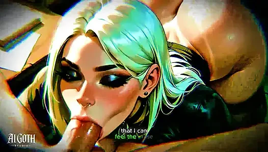 Беловольная готическая сучка: "Разори меня" - экстремальная исповедь (4K AI)