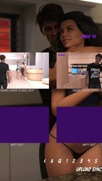 Epski trenutak iz "Harmony Haven - Poglavlje 2 - V0.6 - Kevin je natjerao Rachel da nastupi kao camgirl - Demo"