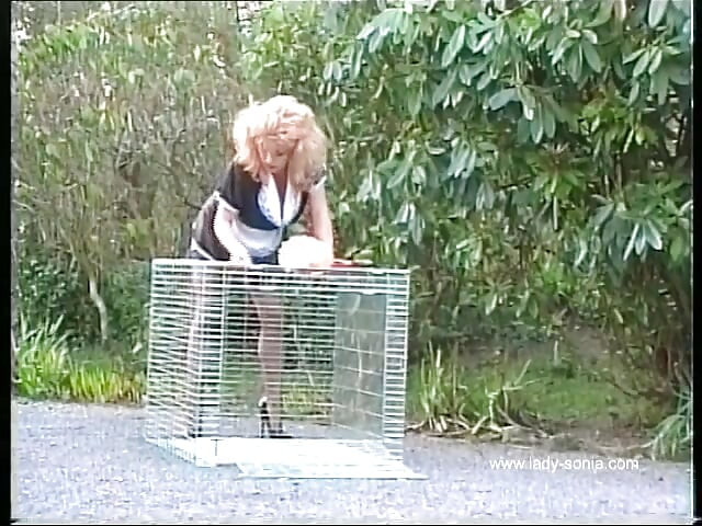 Young French Maid Outdoors