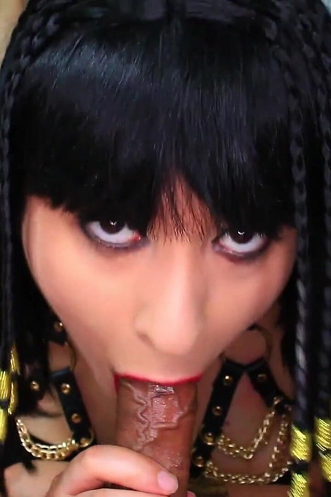 Cleopatra Sucks on a Juicy Cock