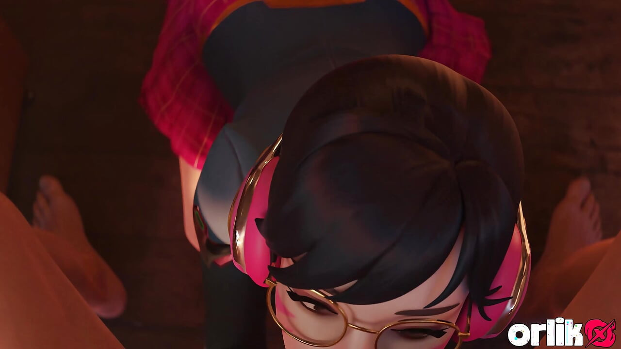 D.va Bad Girl Club Night Shift - Kunder Creampie Fuck - Overwatch 3D Hentai