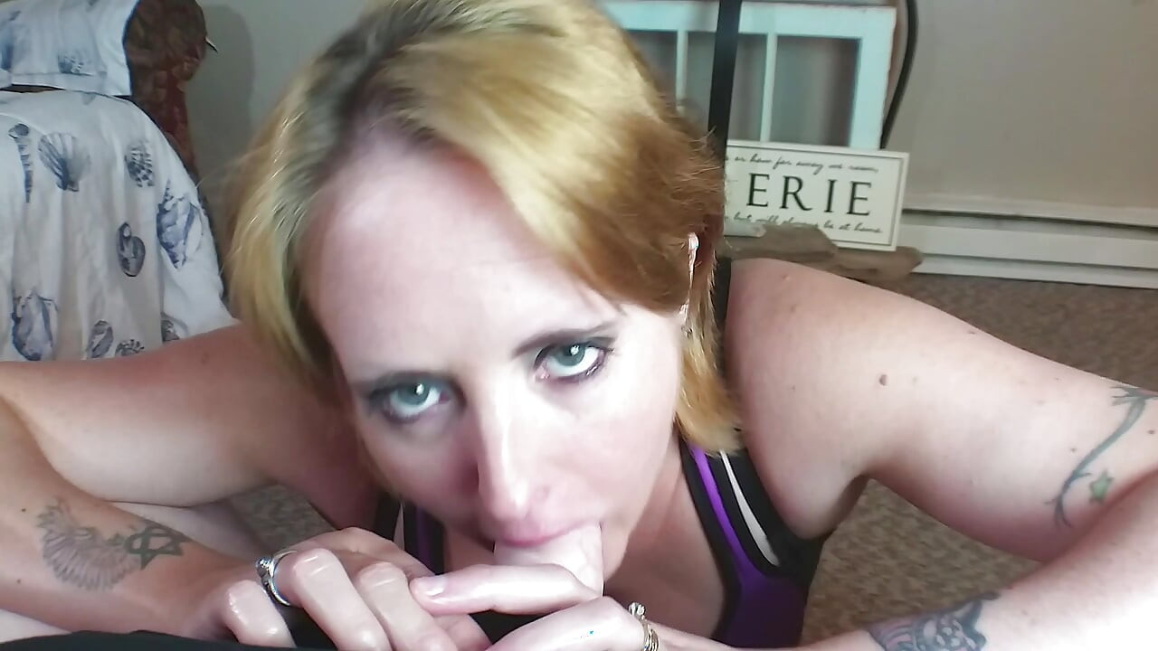 Purple Sports Bra Titjob Sends Cum Flyin