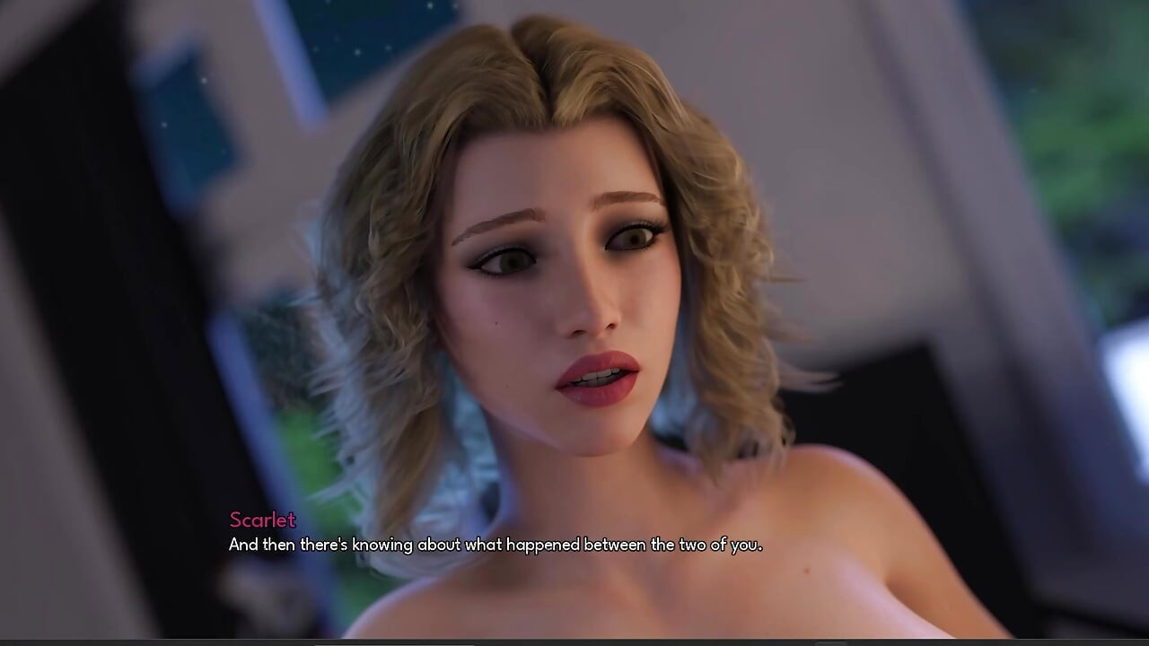 The two of them sharing beautiful bliss on the bed. gameplay
