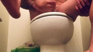 Mixed BBC Cums Loads In Bathroom