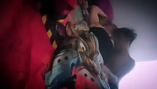 Touching the body of the aunt who was already bobo. Aunt enjoyed it.