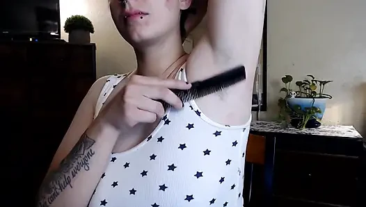 Hairy Pits Showcased Groomed