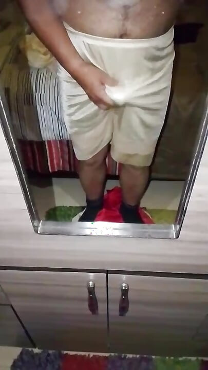Again having fun with my mother-in-law's petticoats